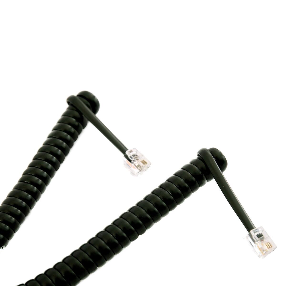 Left. RadioShack - Corded Landline Phone - Black.