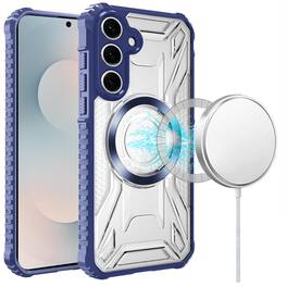 Kitcheniva - Magnetic Circle Shockproof Case With Tempered Glass For Samsung S26 Plus - Blue