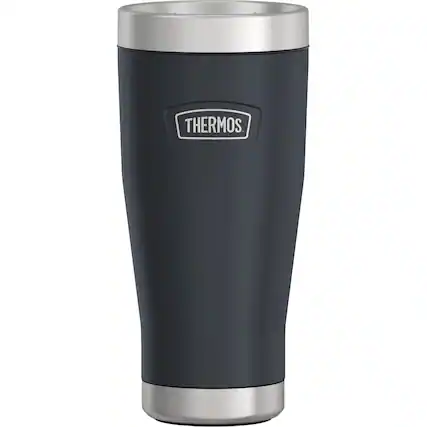Front. Thermos - Thermos 16 oz. Icon Stainless Steel Tumbler - Granite - Granite.