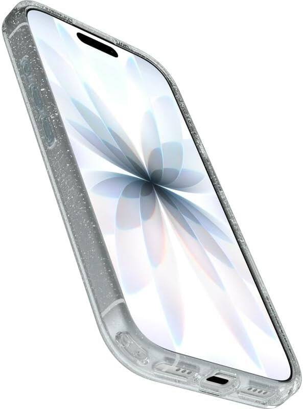 Alt View 1. OtterBox - OtterBox iPhone 17 (Only) Bundle: Symmetry Series+ Case & Screen Protector - Snaps to MagSafe - Ultra-Sleek - Stardust (Clear/Glitter).