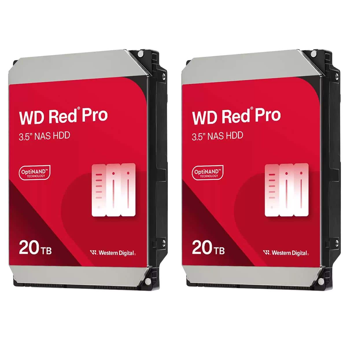 "2x WD Red Pro 3.5"" SATA III Internal Desktop NAS Hard Drive" price history on PriceWatchPro