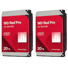 WD Red Pro 3.5" NAS HDD
OptiNAND TECHNOLOGY
20 TB
Western Digital