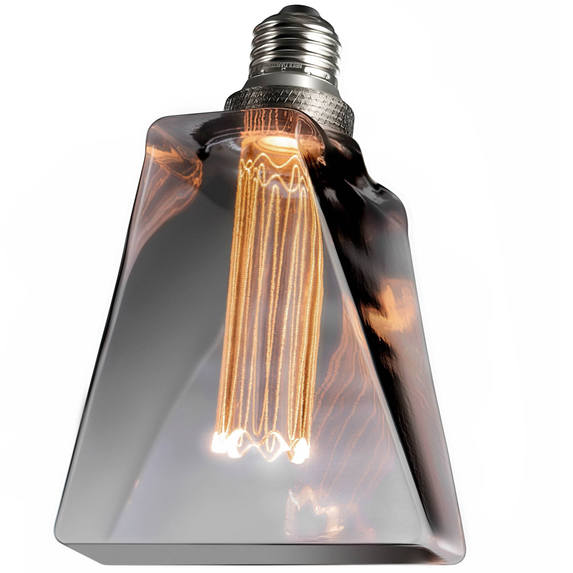 Next Glow - Decorative Light bulb Eq 20W, ICE Style Decorative Light Bulbs Shaped E26 55 Lumen - Smokey