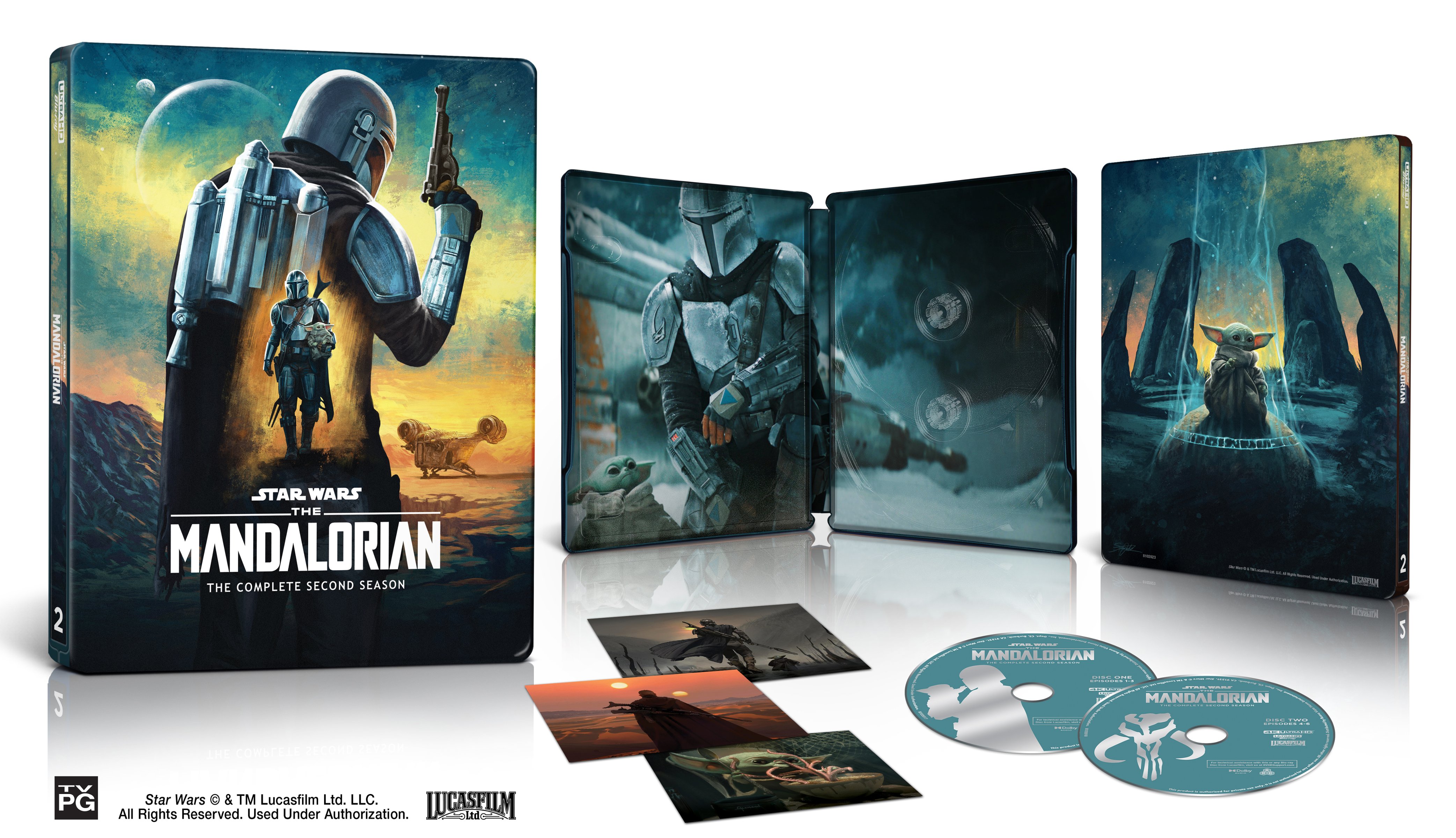 The Mandalorian: The Complete First Season Blu-ray SteelBook Unboxing 