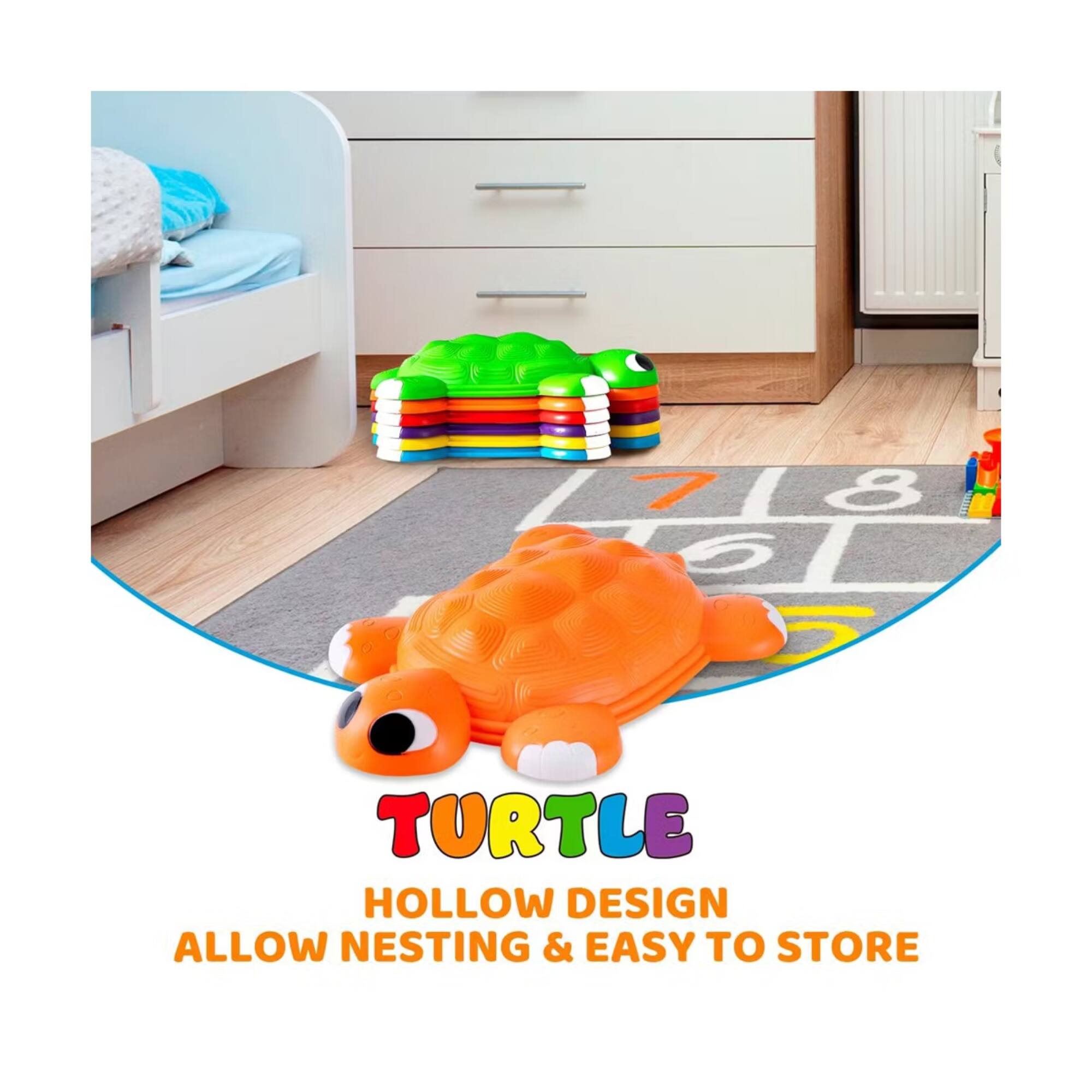 7 8 5 7 5 TURTLE HOLLOW DESIGN ALLOW NESTING & EASY TO STORE