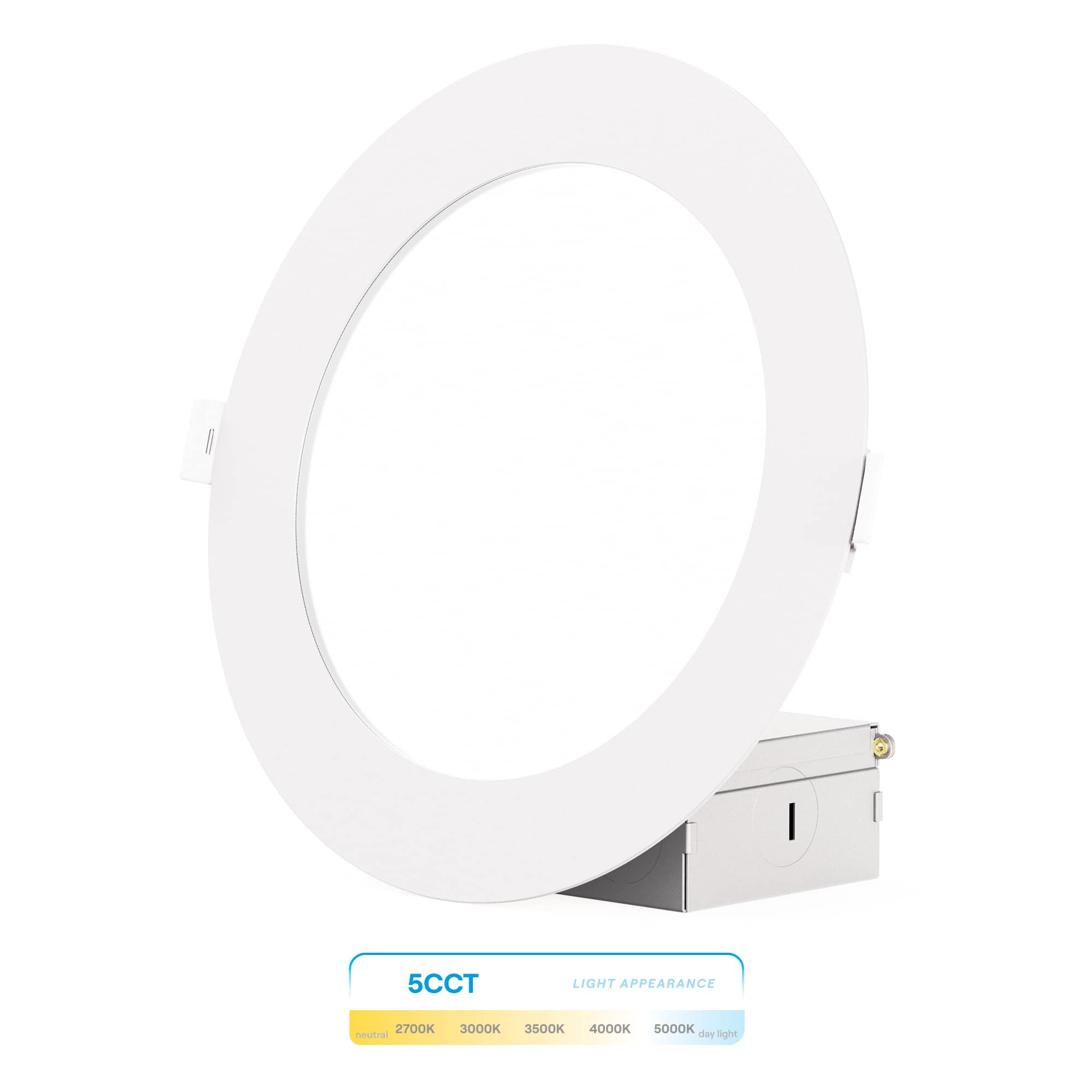 Infibrite - 6 In. Ultra-Thin Recessed LED Downlight 12W 1050LM 5CCT Selectable Wet Rated, Triac Dimmable 24-Pack - White price history on PriceWatchPro