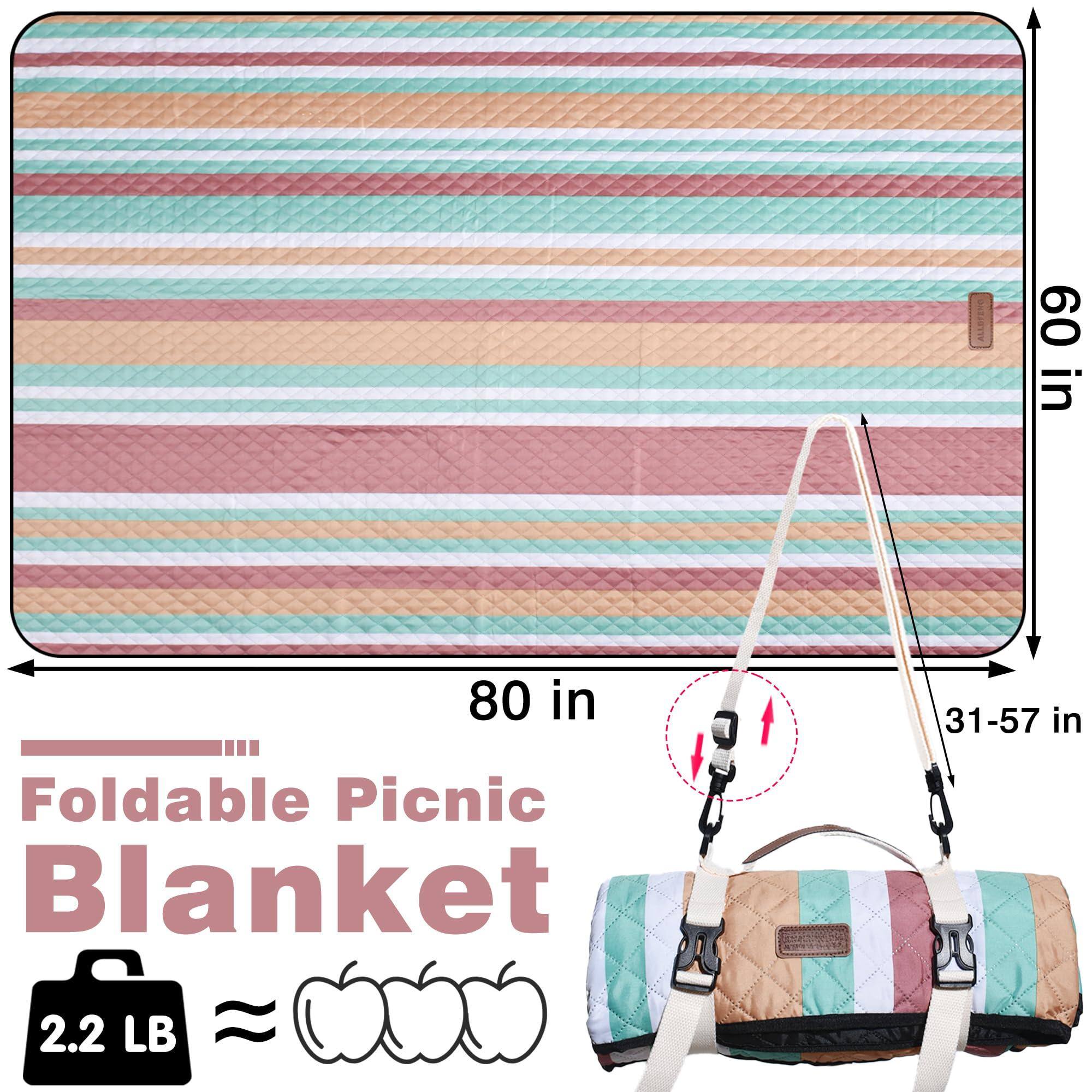 Foldable Picnic Blanket  
60 in x 80 in  
31-57 in Foldable  
2.2 LB