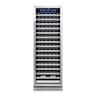 Yeego - 24" Wine Cooler Refrigerator, 165-Bottle, ,Freestanding & Built-in,2 LED for Home Bar - Stainless Steel