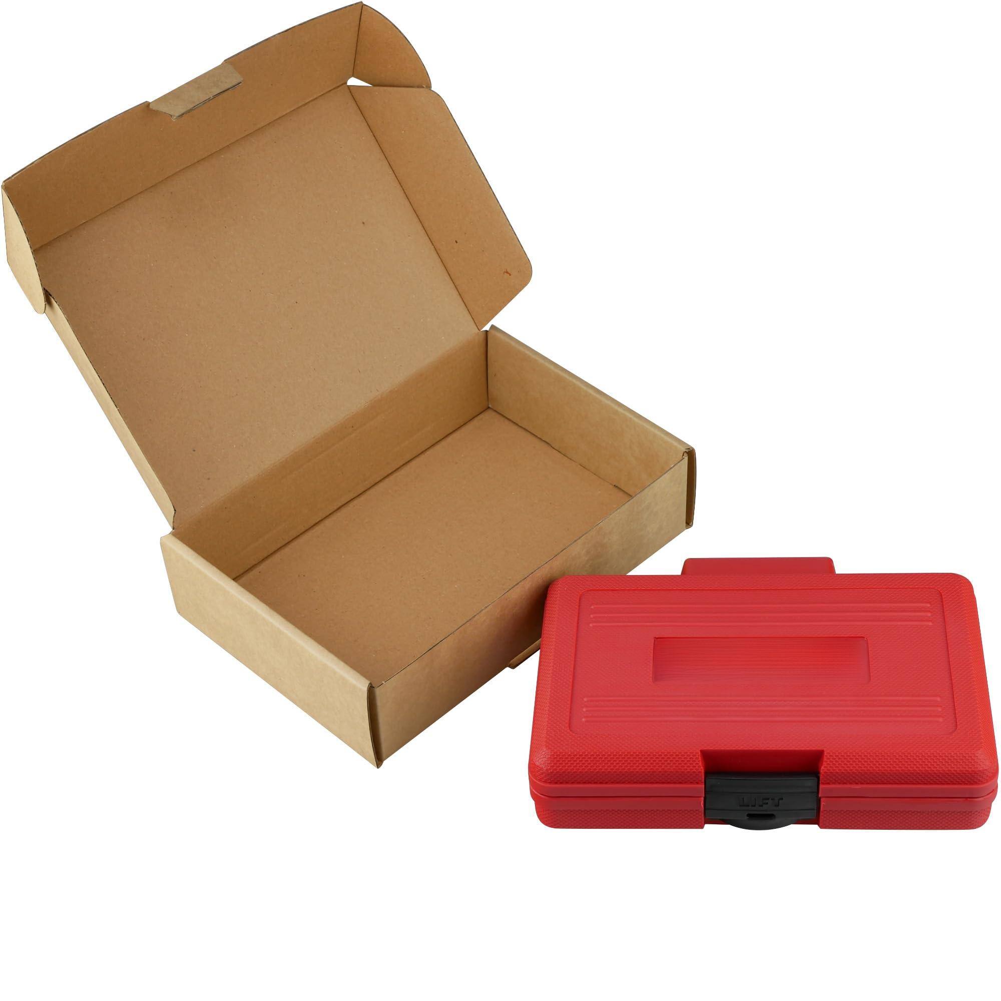 Alt View 2. JETRANSPORT - K231 Extra Thin Wall Impact Flip Socket And Knockout Bar Set With Half Sizes Lug Nut Sockets 1/2-inch - Half and Regular sizes.