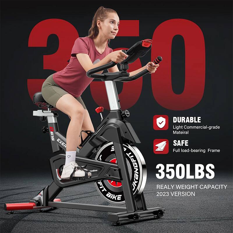 250 2 DURABLE Light Commercial-grade Material ara EXER SAFE bn Full load-bearing Frame codoon VXENGFIT 350LBS FIT REALLY WEIGHT CAPACITY 2023 VERSION BIKE