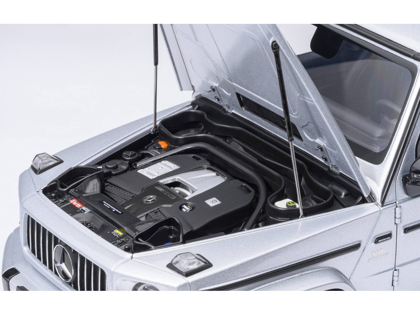 Alt View 2. Autoart - 2019 Mercedes-Benz AMG G63 Iridium Silver Metallic 1/18 Model Car by Autoart.
