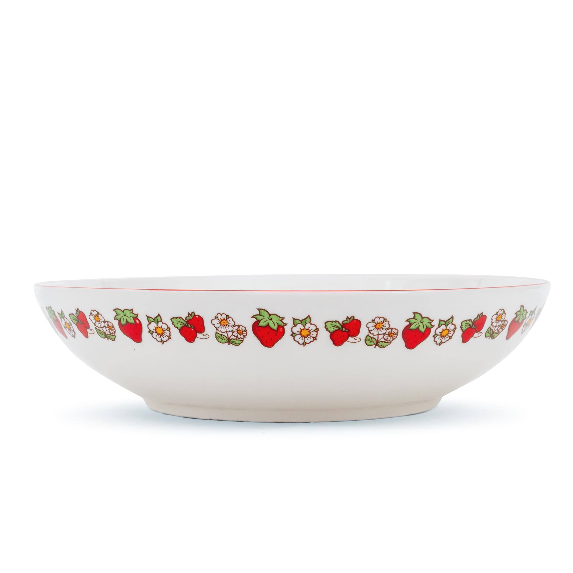 Alt View 10. Silver Buffalo - Strawberry Shortcake 9-Inch Ceramic Coupe Dinner Bowl - Multi-Colored.