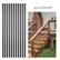 Alt View 5. VEVOR - Staircase Balusters 51 Pack, 26 In Aluminum Stair Balusters, 3/4 In Rainwater-Proof Round Metal Spindle Railing - Black.