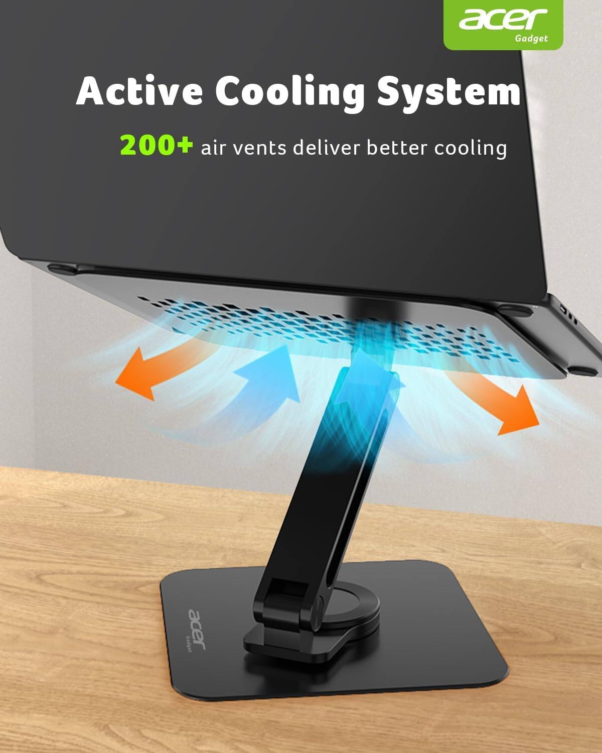Acer Gadget Active Cooling System  
200+ air vents deliver better cooling