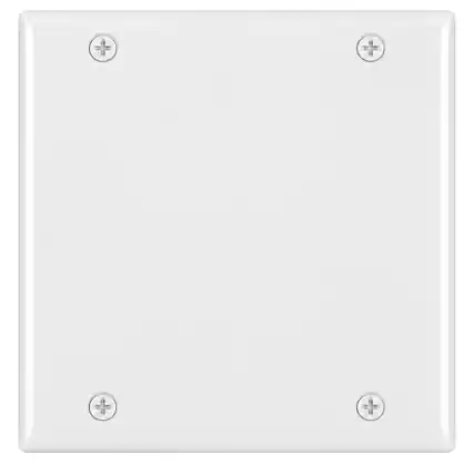 Front. Cmple.com - Cmple - Keystone Wall Plate Cover Ethernet Wall Plates for Modular Inserts, RJ45 Keystone Jack - 2 Gang GFCI - White.