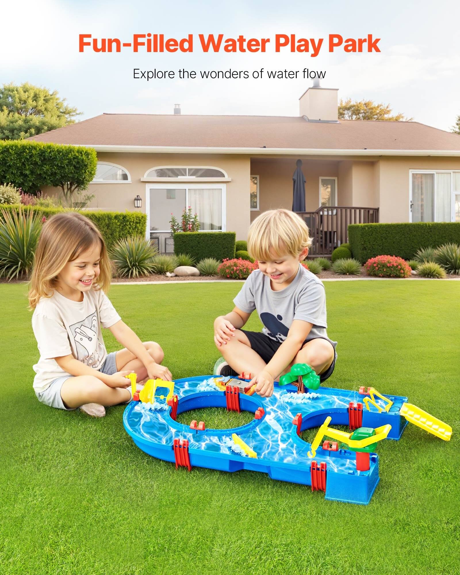 Fun-Filled Water Play Park  
Explore the wonders of water flow