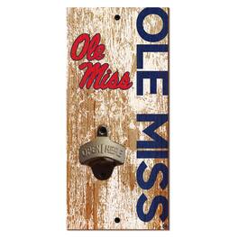 Fan Creations - Ole Miss Rebels Distressed Bottle Opener - Multicolor