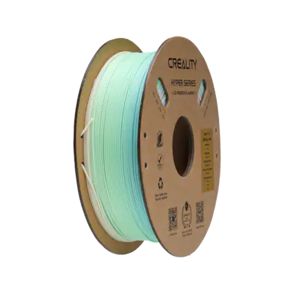 CREALITY HYPER SERIES: 30 PRINTER FLAMENT! RENS RO 1 for Spon soc ntral Apr Sprig L Se d wip N A 1m - Sp 2 . Sepr 1E a 1 K J7 3 in e O yor py A
CREALITY HYPER SERIES
3D PRINTER FLAMENT
Hyper PLA
Spring Lime
Spool made from recycled material
Density: 1.25 g/cm³
Diameter: 1.75 mm
Length: 1 kg
Not for food contact
Not for medical use
Not for outdoor use
Not for high-temperature applications
Printing Temperature: 200-220°C
Bed Temperature: 60-80°C
Spool made from recycled material
CREALITY
Original filament