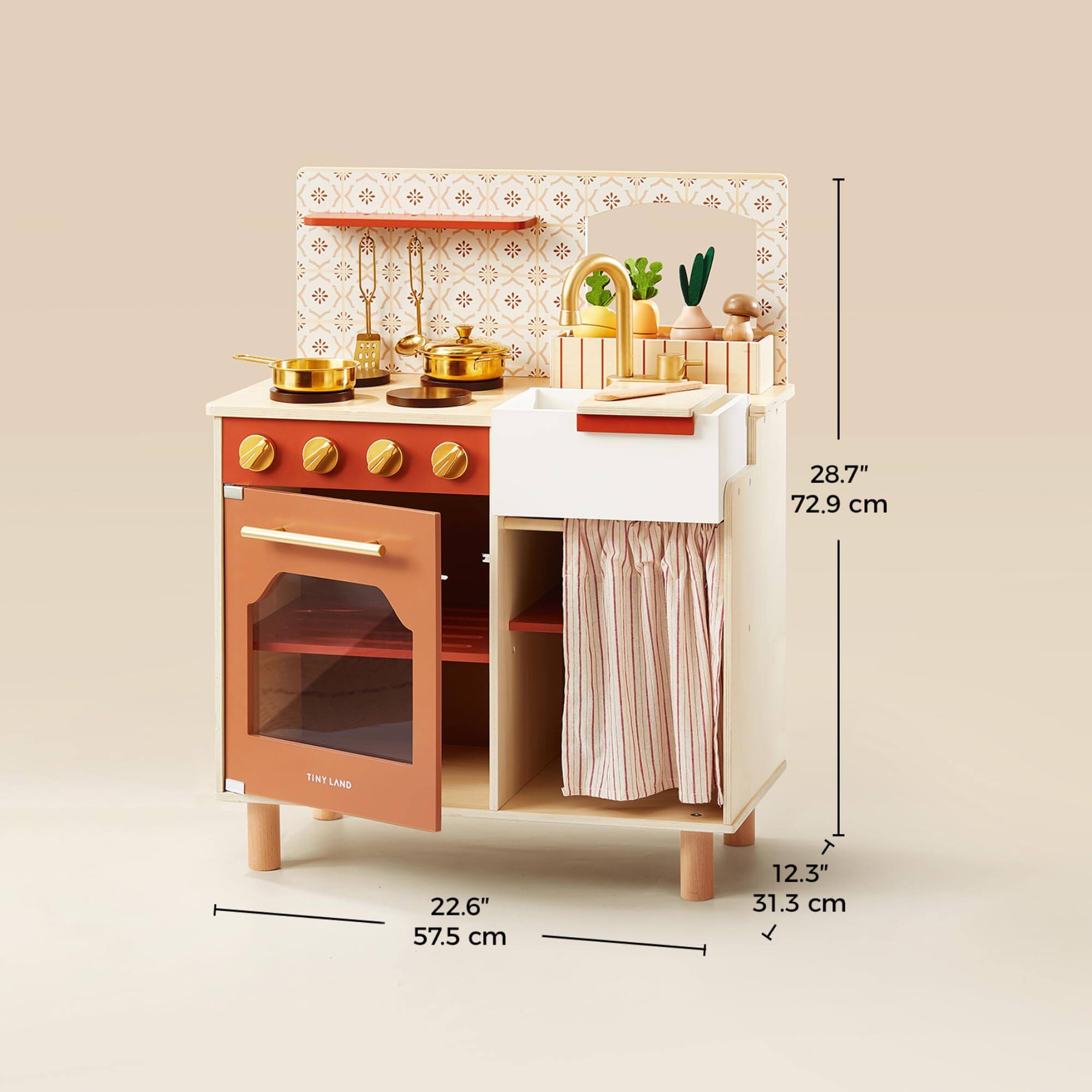 28.7" 72.9 cm  
TINY LAND  
22.6" 57.5 cm  
12.3" 31.3 cm