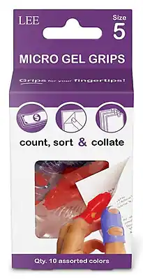 Lee - Tippi Small Finger Pad, Colors, 10/Pack (61050) - Assorted
