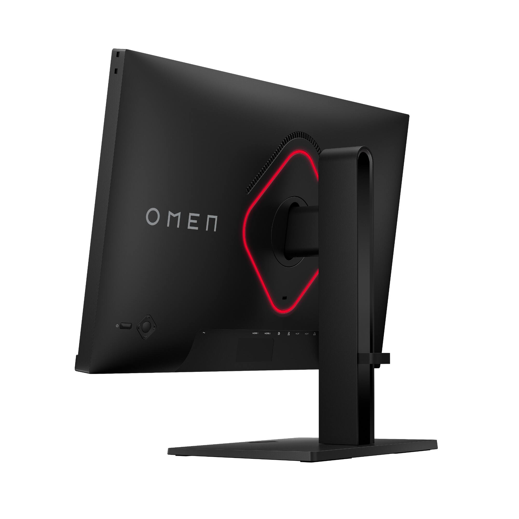 Alt View 4. HP OMEN - 24.5" FHD 360Hz G-SYNC & FreeSync Compatible Gaming Monitor w/ VESA HDR & Adjustable Height (HDMI, DisplayPort) - Black.