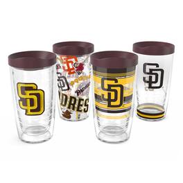 Tervis - San Diego Padres Four-Pack 16oz. Classic Tumbler Set - Multicolor