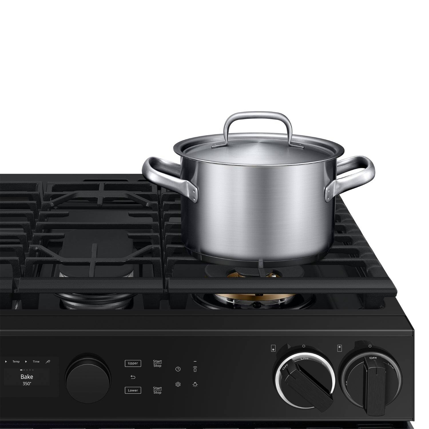 The text on the image reads: "Tuna upper PHz Stop St Bake 350 Lower SteT Stop." This text is likely a cooking instruction or a recipe, but it is not clear what it means without additional context.