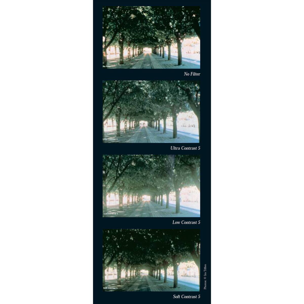 No Filter  
Ultra Contrast 5  
Low Contrast 5  
Soft Contrast 5  
Tiffen Ira 0 Photos