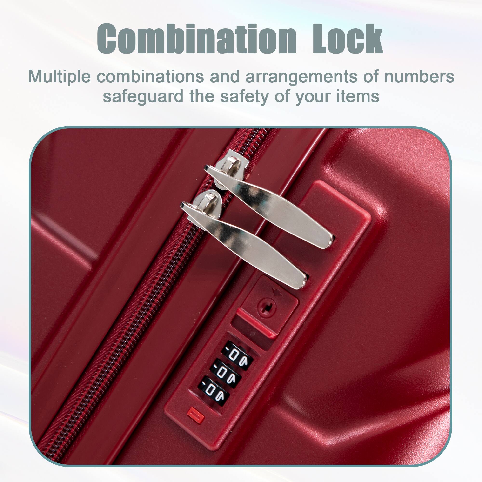 Combination Lock

Multiple combinations and arrangements of numbers safeguard the safety of your items