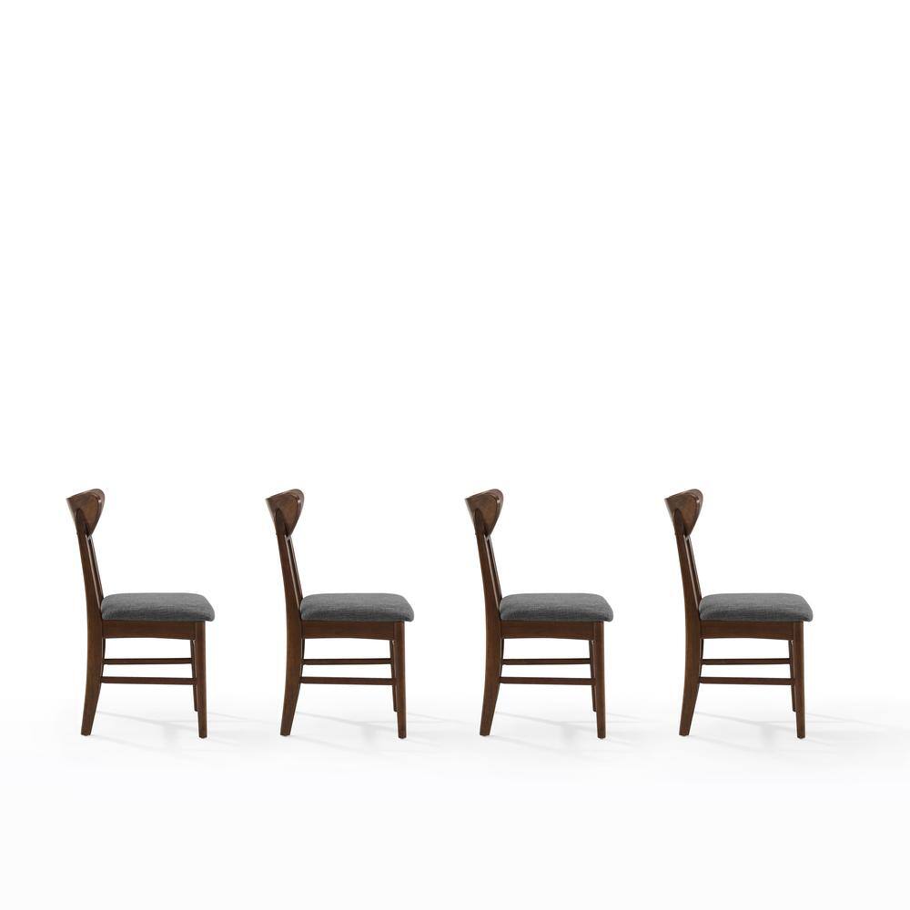 Alt View 2. Crosley Furniture - Landon 4-Piece Wood Dining Chair Set - Red.