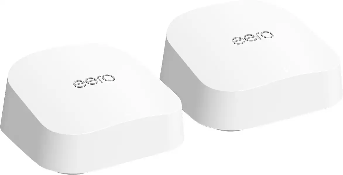 The text on the image reads "eero eero." This should be corrected to "eero eero."