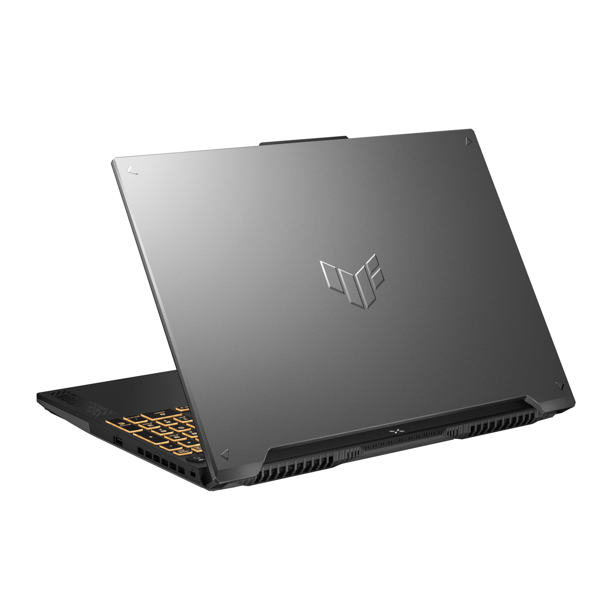 Alt View 5. ASUS - ASUS TUF F16 FHD+ 144Hz Gaming Laptop - Intel Core 5 210H with 16GB RAM - NVIDIA GeForece RTX 4050 - 512GB SSD - Mecha Gray.