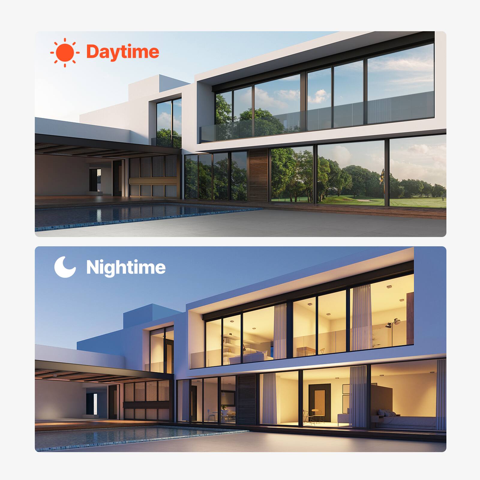 Daytime  
Nighttime