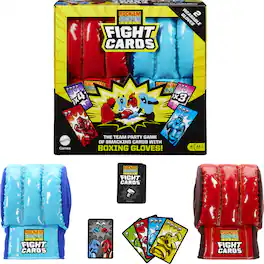 Mattel - Games - Rock 'Em Sock 'Em Robots Fight Cards Card Game - GAMES (MISC) - Multicolor