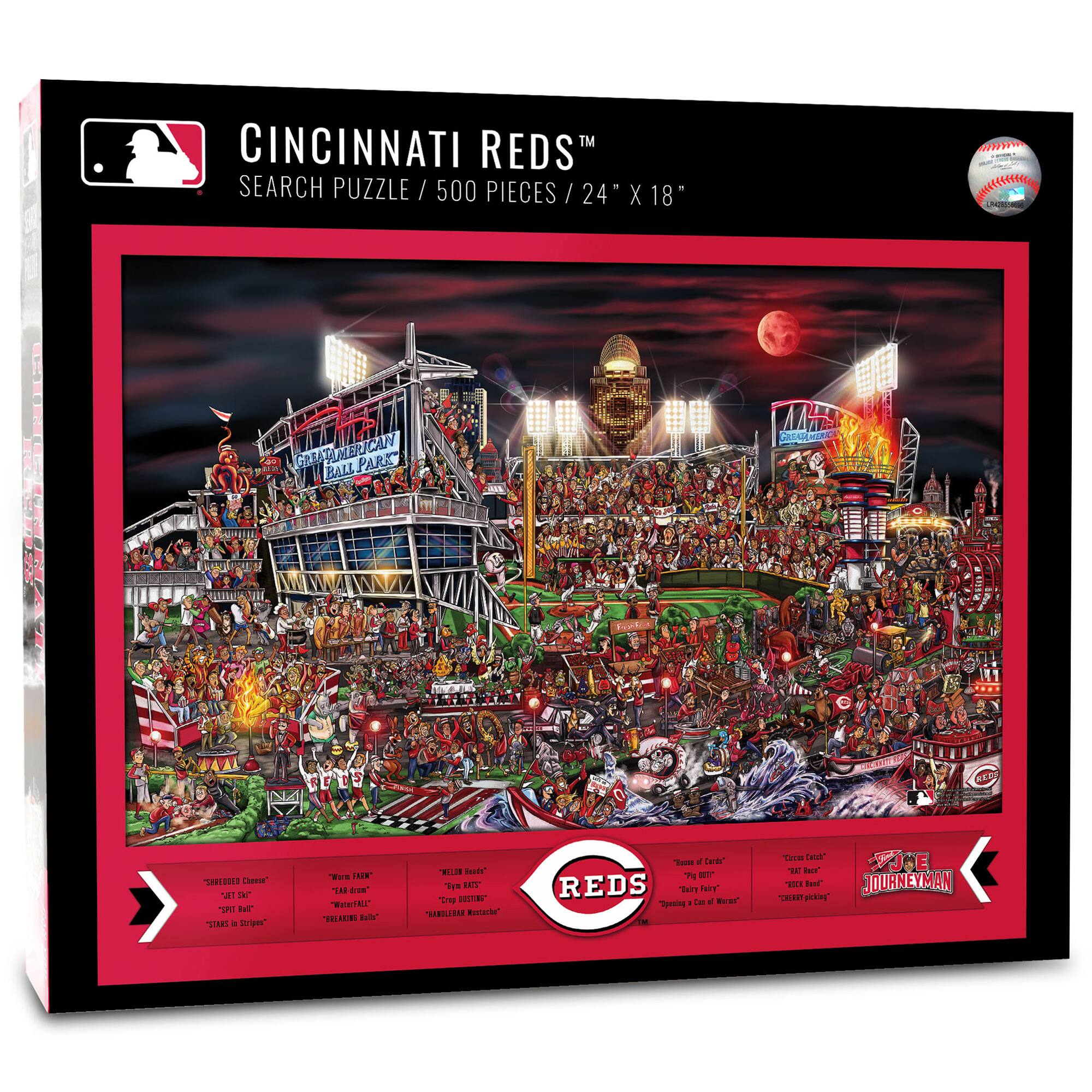 CINCINNATI REDS™ SEARCH PUZZLE / 500 PIECES / 24" X 18"