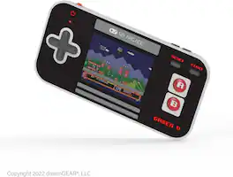 DGUN-3911 Gamer V Classic 220 Games Handheld Game System (Black, Gray & Red)