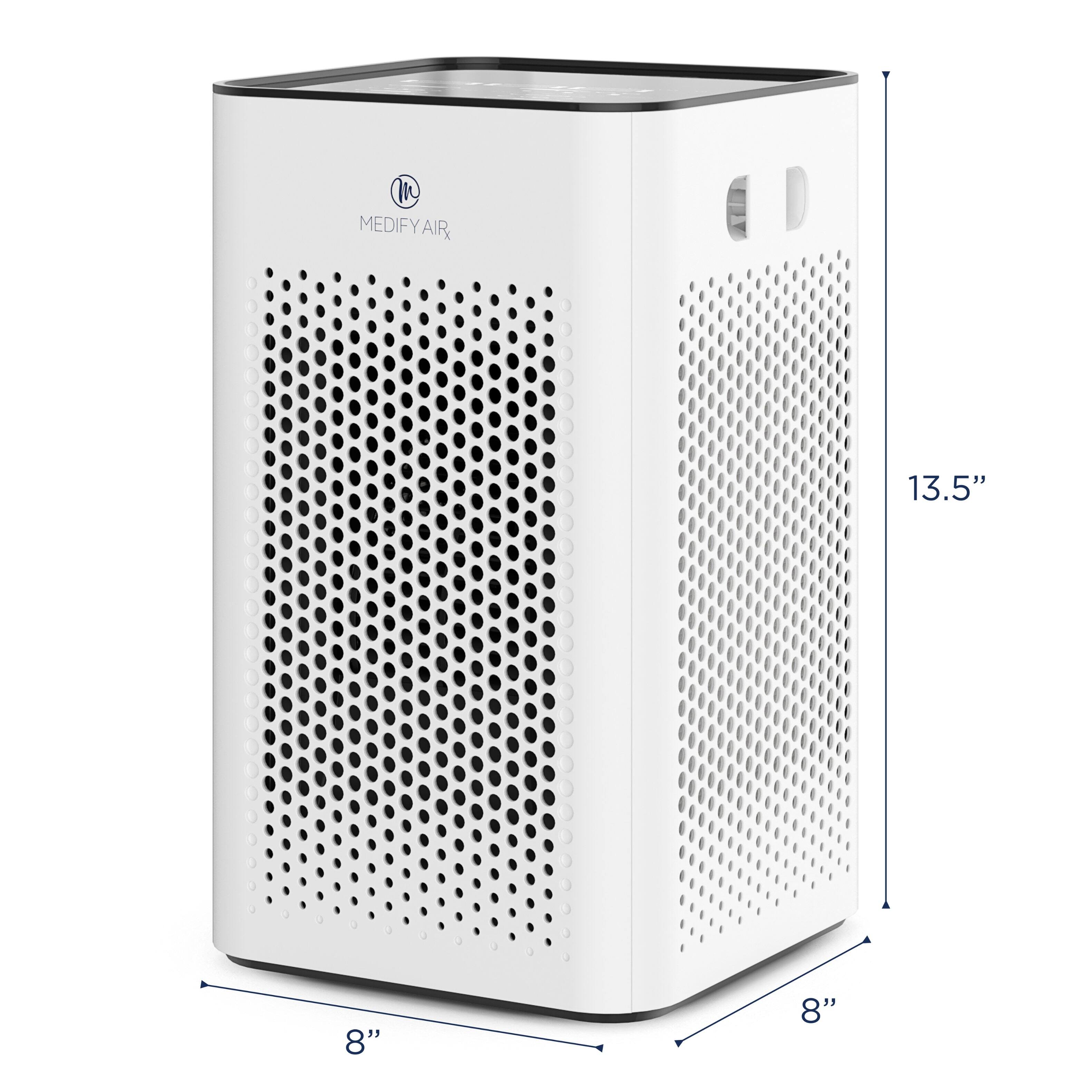 Alt View 11. Medify Air - Medify MA-25 413 Sq. Ft. Portable Air Purifier with True HEPA H13 Filter - White.
