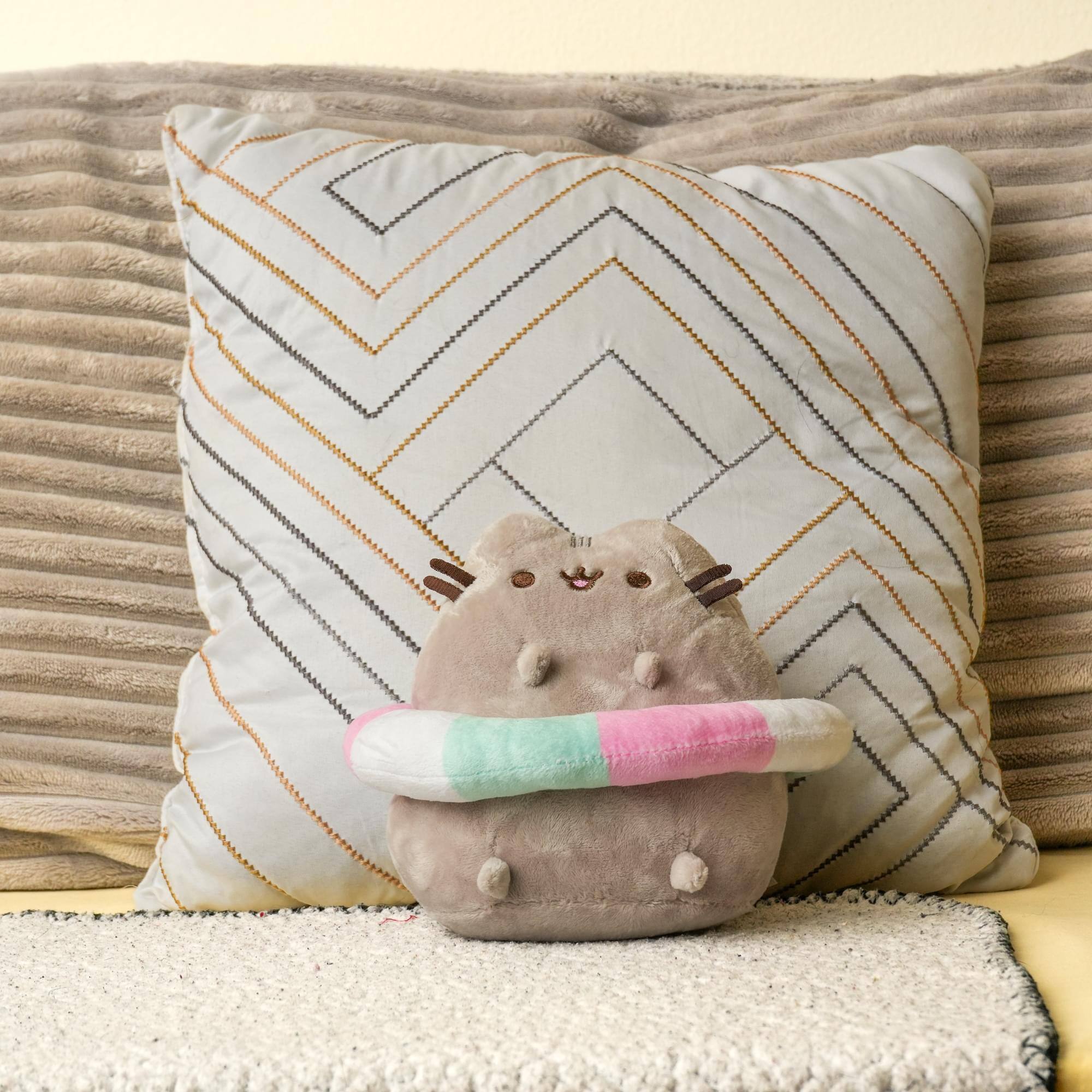 Alt View 10. Fiesta - Pusheen 6.5 Inch Plush | Pusheen with Floatie - Multi-Color.