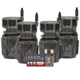 Stealth Cam - Revolver 36MP 360 Degree Cellular Trail Camera bundle