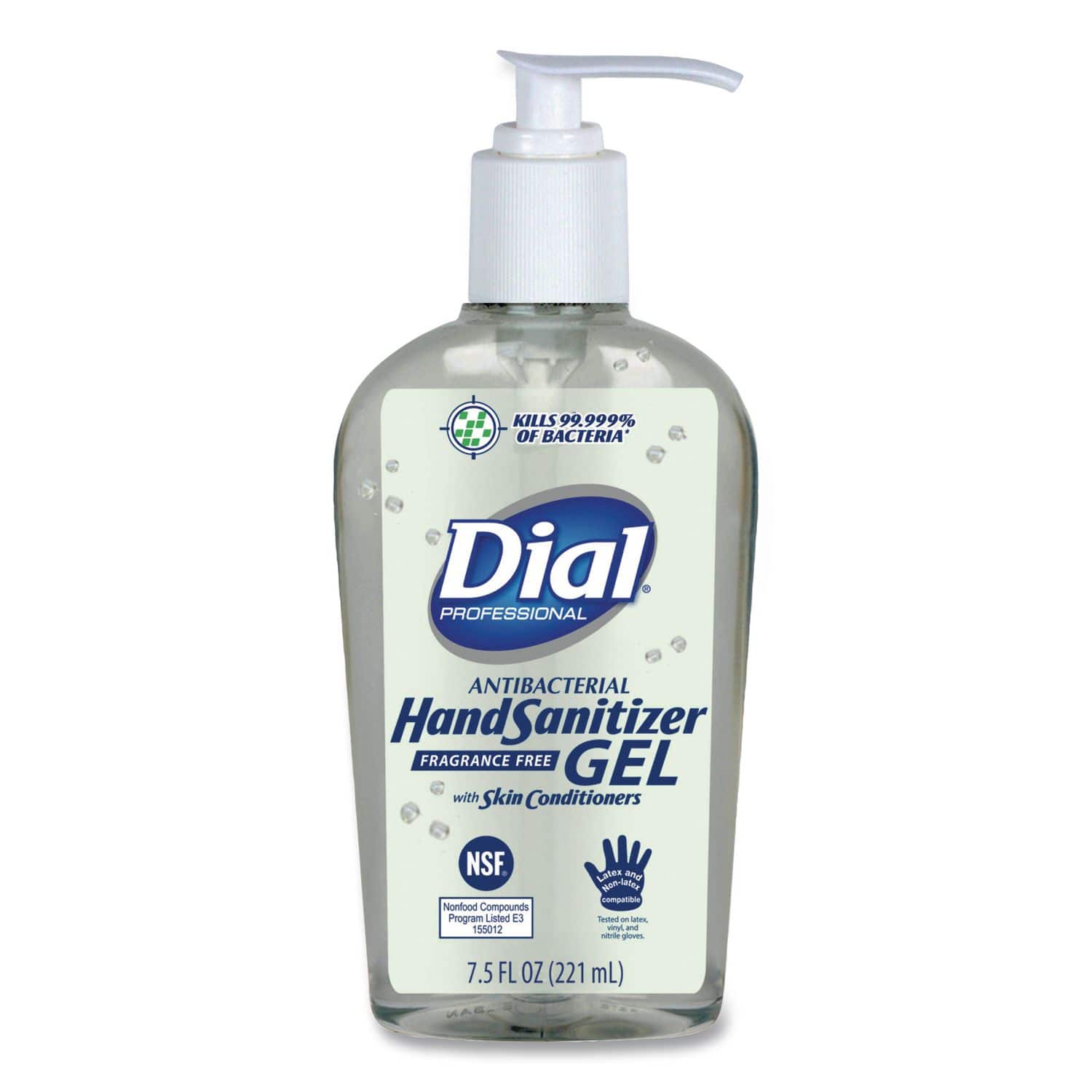 Henkel - Antibacterial With Moisturizers Gel Hand Sanitizer, 7.5 Oz, Pump Bottle, Fragrance-Free