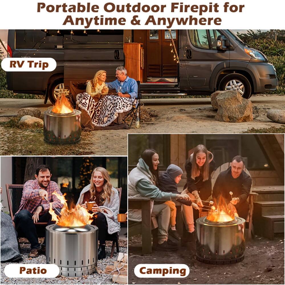 Portable Outdoor Firepit for Anytime & Anywhere

- RV Trip
- Patio
- Camping