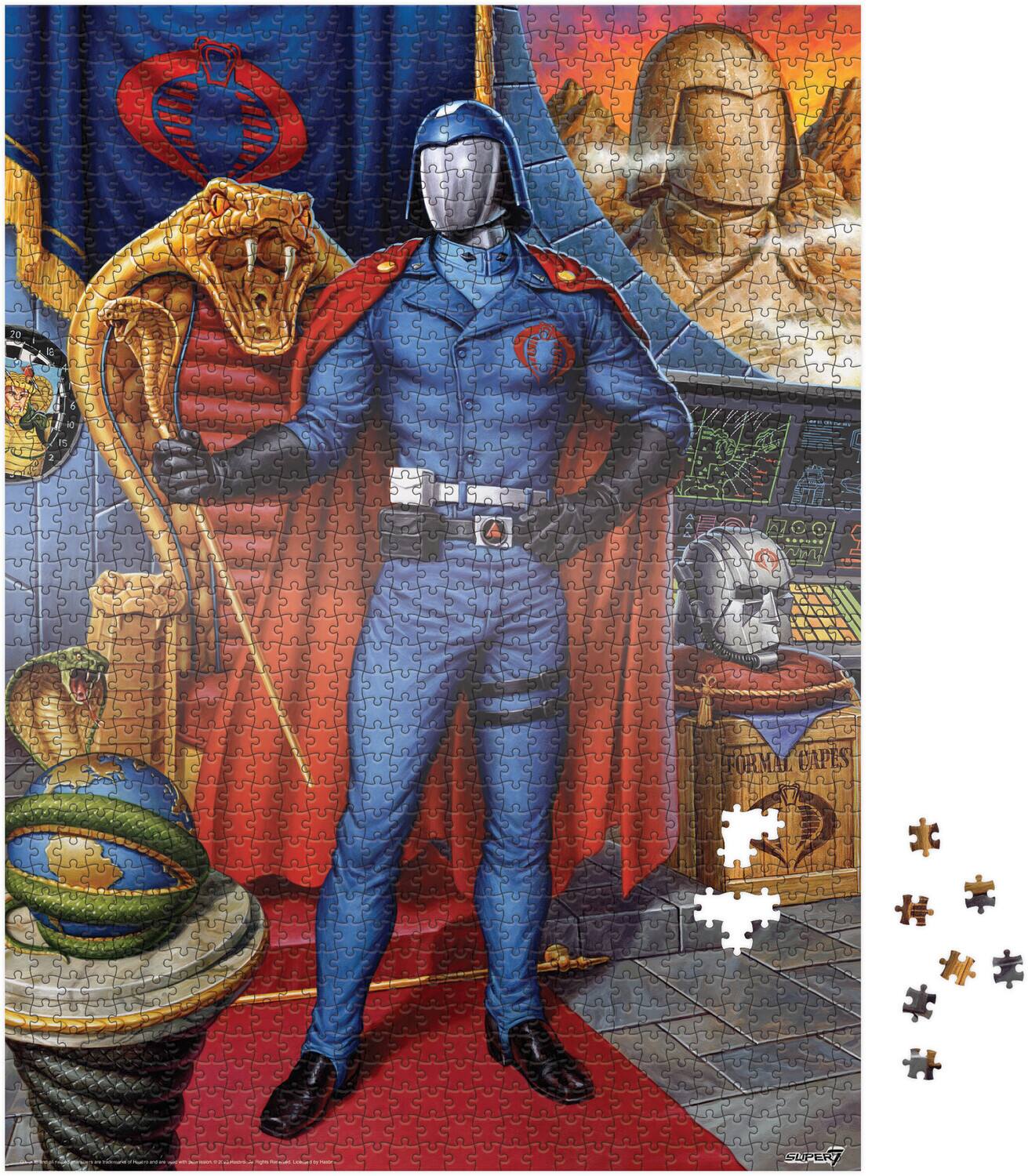 Alt View 2. Super7 - Super7 - G.I. Joe Puzzles - Cobra Commander Puzzle   - COLLECTIBLES - Multicolor.