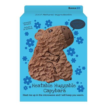 GAMA GO
100% Natural Ingredients
Lavender infused.
Infusé à la lavande.
Polius Gold reesing Somnly?
Hol alut . nice varm hg?
Tal: SmE frold Souz oN Confne Sm Qun
dirlec-vous d'un calIn
Heatable Huggable Capybara
Heat me up in the microwave and I will keep you warm.