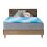 Front. Sealy - Essentials 2 Inch Mattress Topper, Full - Blue.