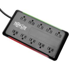 Front. Tripp Lite - Eaton Tripp Lite Series Protect It! 10-Outlet Surge Protector, 6 ft. Cord, 2880 Joules, Black Housing - 10 x NEMA 5-15R - Black.