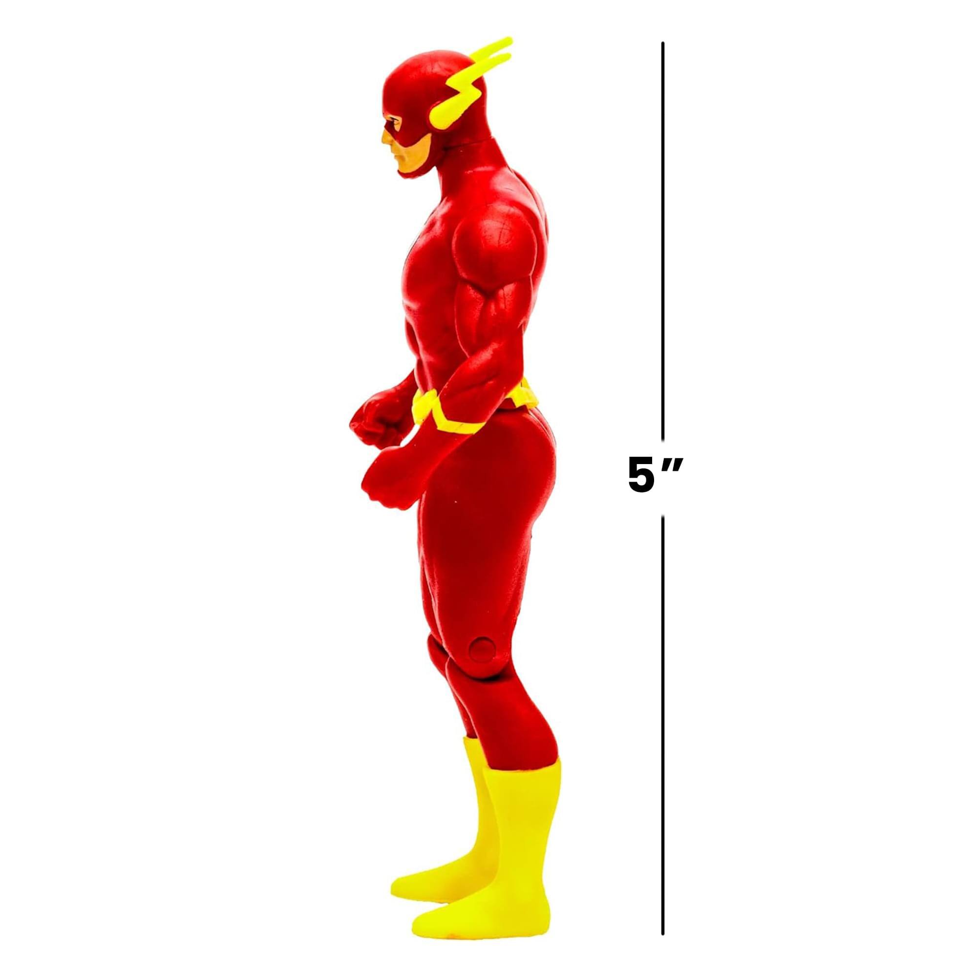 Alt View 5. McFarlane Toys - DC Super Powers 5 Inch Action Figure | The Flash - Red.