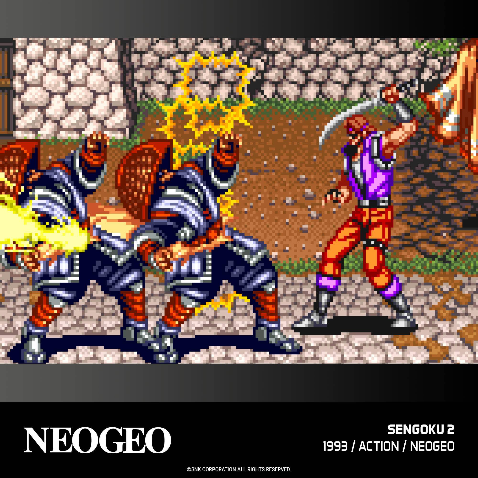 SENGOKU 2  
NEOGEO  
1993 / ACTION / NEOGEO  
SNK CORPORATION ALL RIGHTS RESERVED.