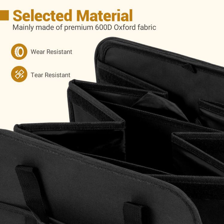 Selected Material  
Mainly made of premium 600D Oxford fabric  
- Wear Resistant  
- Tear Resistant