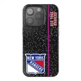 Keyscaper - NHL - New York Rangers Sidebar Bling iPhone Case - 15 - Black
