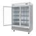 Alt View 4. Koolmore - 54 in. Two Glass Door Commercial Reach-In Refrigerator - 47 Cu Ft. RIR-2D-GD - Stainless-Steel.